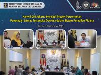 Kanwil DKI Jakarta menjadi  Proyek Percontohan Penerapan Litmas Tersangka Dewasa dalam Sistem Peradilan Pidana