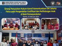 Sinergi Penyuluhan Hukum Kanwil Kemenkumham DKI Jakarta: Fokus pada Pengendalian Gratifikasi dan Perlindungan Anak di Balai Pemasyarakatan