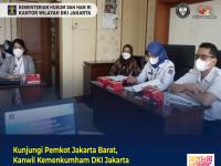 Kunjungi Pemkot Jakarta Barat, Kanwil Kemenkumham DKI Jakarta Beri Arahan KKPHAM