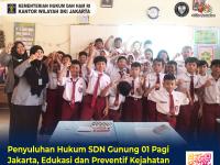 Penyuluhan Hukum SDN Gunung 01 Pagi Jakarta, Edukasi dan Preventif Kejahatan Seksual pada Pelajar