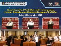 Rapat Koordinasi TimPORA, Kadiv Keimigrasian Perkuat Sinergitas dan Kolaborasi Anggota TimPORA