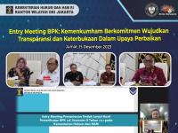 Entry Meeting BPK: Kemenkumham Berkomitmen Wujudkan Transparansi dan Keterbukaan Dalam Upaya Perbaikan