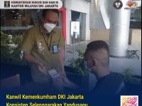 Kanwil Kemenkumham DKI Jakarta Konsisten Selenggarakan Yandusagu