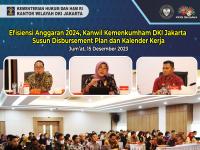 Efisiensi Anggaran 2024, Kanwil Kemenkumham DKI Jakarta Susun Disbursement Plan dan Kalender Kerja