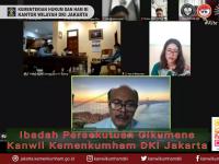 Ibadah Persekutuan Oikumene Kanwil Kemenkumham DKI Jakarta