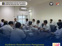 Audiensi Koordinator Pengawas PPNS Polda Metro Jaya ke Kanwil Kemenkumham DKI Jakarta