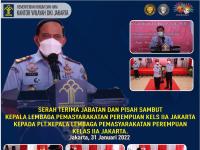 Kakanwil Kemenkumham DKI Jakarta, Ibnu Chuldun Saksikan Serah Terima Jabatan dan Pisah Sambut Kepala Lapas Perempuan Kelas IIA Jakarta