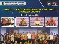 Perkuat Iman Kristiani, Kanwil Kemenkumham DKI Jakarta Gelar Ibadah Oikumene