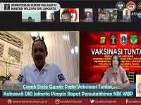 Cegah Data Ganda Pada Vaksinasi Tuntas, Kakanwil DKI Jakarta Pimpin Rapat Pemutakhiran NIK WBP 