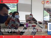 Hari Ketiga Virtual Perbaikan Indikator KKP HAM