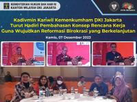 Kadivmin Kanwil Kemenkumham DKI Jakarta Turut Hadiri Pembahasan Konsep Rencana Kerja Guna Wujudkan Reformasi Birokrasi yang Berkelanjutan