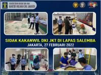 Kakanwil Kemenkumham DKI Jakarta Terapkan Langkah Antisipasi dan Mitigasi Risiko Melalui Sidak di Lapas Salemba
