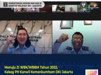 Menuju ZI WBK/WBBM Tahun 2022, Kabag PH Kanwil Kemenkumham DKI Jakarta Siapkan Langkah Progresif WBBM