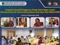 Tingkatkan Realisasi Penggunaan Produk Dalam Negeri, Kanwil Kemenkumham DKI Jakarta Dorong Satuan Kerja Input Data SISWAS P3DN