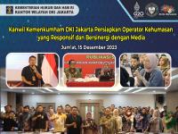 Kanwil Kemenkumham DKI Jakarta Persiapkan Operator Kehumasan yang Responsif dan Bersinergi dengan Media