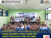 Pupuk Kesadaran Hukum Sejak Dini Melalui Penanaman Etika dan Bijak Bermedia Sosial Ditanamkan Kepada Siswa SD Putra I Jakarta