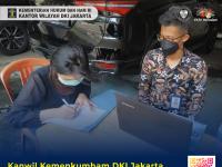 Kanwil Kemenkumham DKI Jakarta Melakukan Pendataan Penghuni Perumahan Dinas Cipinang
