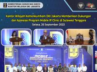 Kantor Wilayah Kemenkumham DKI Jakarta Memberikan Dukungan dan Apresiasi Program Mobile IP Clinic di Sulawesi Tenggara