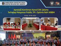 Apresiasi Komitmen Kanwil DKI Jakarta Terhadap Pelayanan Publik, TPI : Optimis Raih WBBM