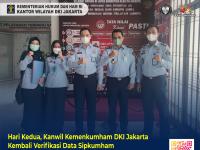 Hari Kedua, Kanwil Kemenkumham DKI Jakarta Kembali Verifikasi Data Sipkumham 