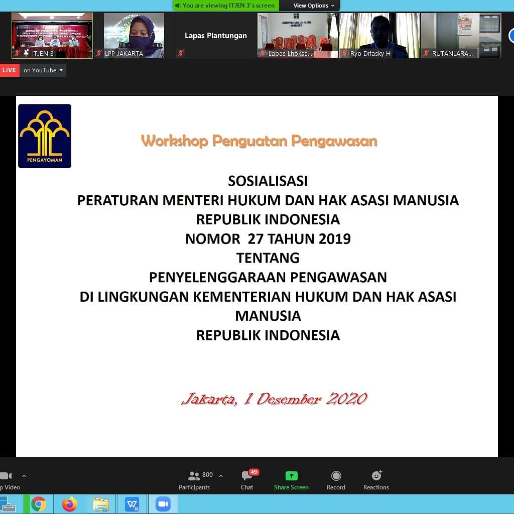LPP Jakarta Ikuti Pembukaan Workshop Penguatan Pengawasan 4