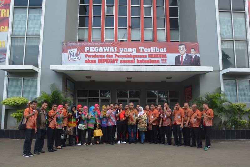 Rutan Klas I MAkassar Studi Banding Di Lapas NArkotika Jakarta
