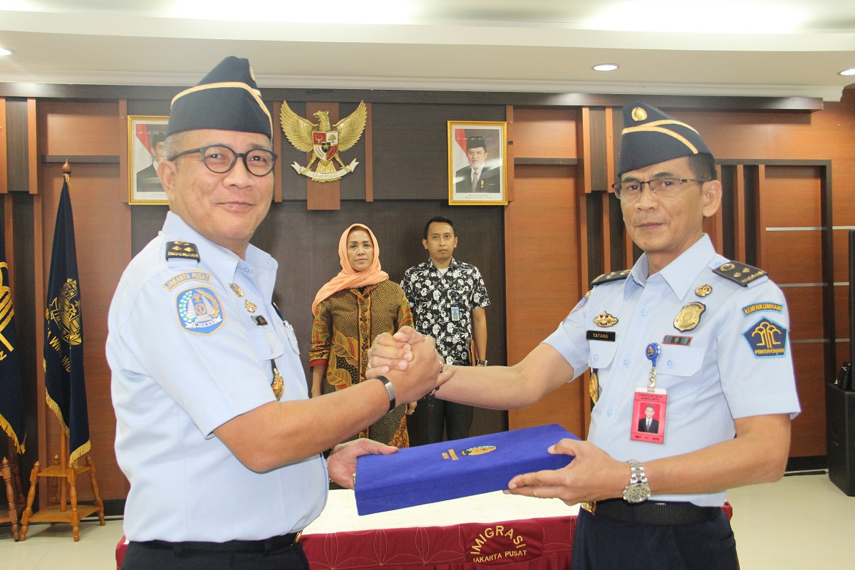 Sertijab Kepala Kantor Imigrasi Jakarta Pusat - Kanwil Kementerian