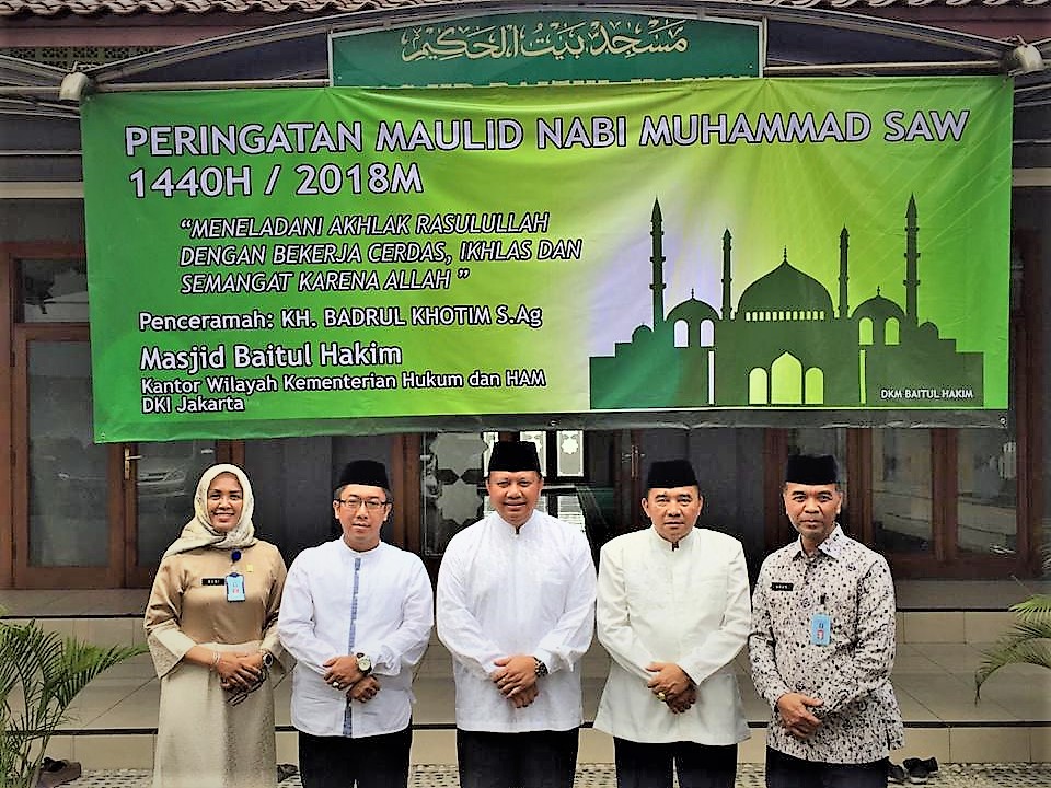 Khusyuknya Acara Maulid Nabi Muhammad Saw 1440 H Di Kanwil Kemenkumham Dki Jakarta Kanwil Kementerian Hukum Dan Hak Asasi Manusia Dki Jakarta