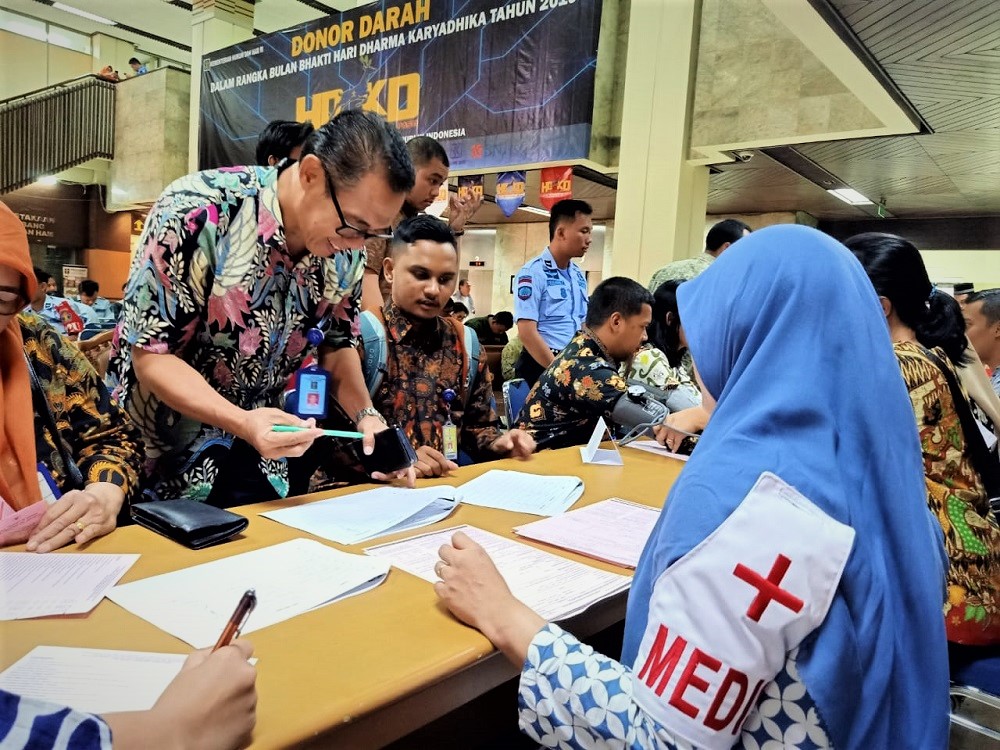 Donor Darah Sebagai Wujud Kepedulian Sosial Kanwil Kemenkumham DKI Jakarta Kanwil Kementerian