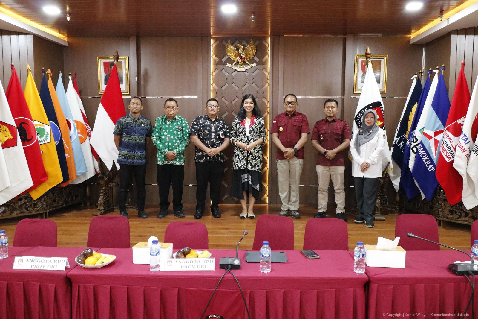 Kanwil Kemenkumham DKI Jakarta Siap Mendukung Sosialisasi Pemilihan Gubernur dan Wakil Gubernur oleh KPU DKI Jakarta